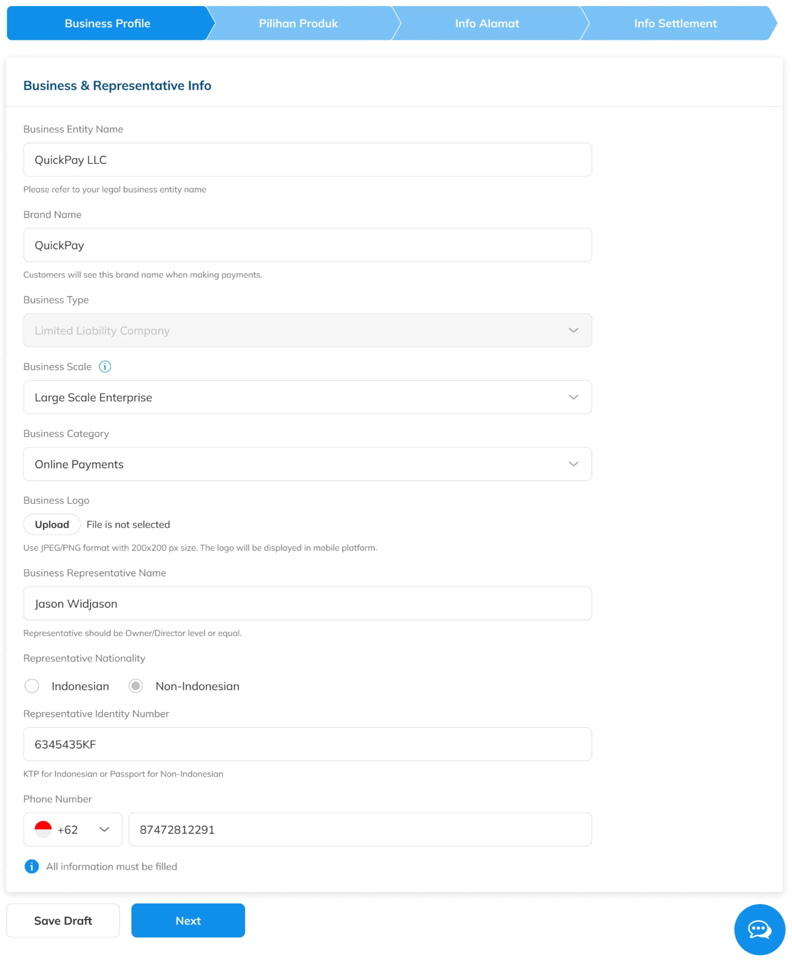 Business Information