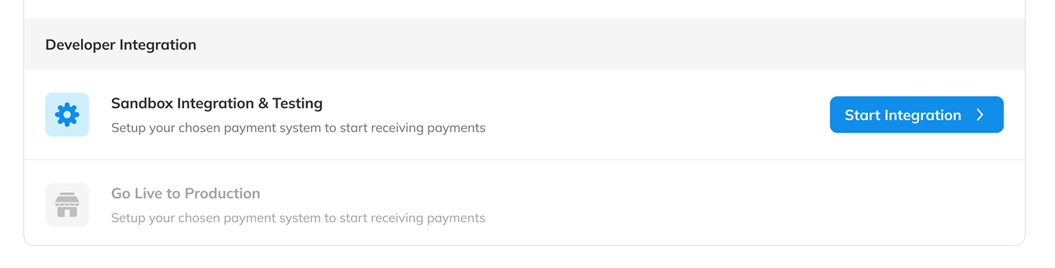 Developer Integration